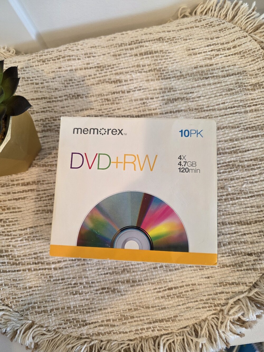 NWOT Memorex Blank DVD + RW 10 Pack